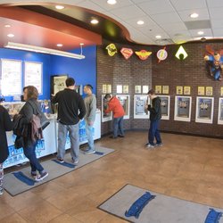 Superhero Creamery - SuperHero Creamery visitors  can choose between traditional hand-dipped ice cream and self-serve Frozen Yogurt machines