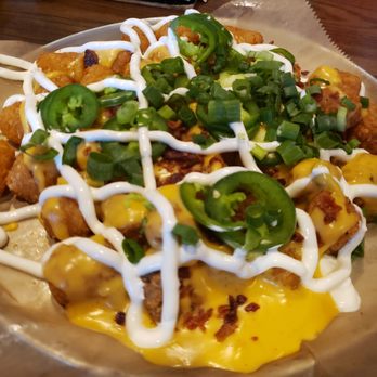 WOB Bar & Kitchen - Loaded Tater - American Near Me - Augusta, Georgia WOB Bar & Kitchen - Loaded Tater - American Near Me - Augusta, Georgia
