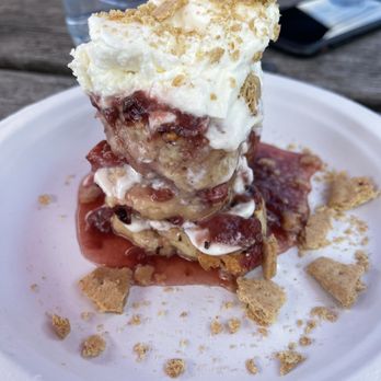 Jealous Fork - Strawberry Cheesecake - Pancakes Near Me - Miami, Florida Jealous Fork - Strawberry Cheesecake - Pancakes Near Me - Miami, Florida