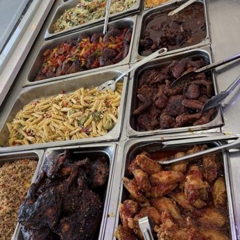 G's Jamaican Restaurant - The lay out of different varieties of food - Caribbean Near Me - Oakland Park, Florida G's Jamaican Restaurant - The lay out of different varieties of food - Caribbean Near Me - Oakland Park, Florida