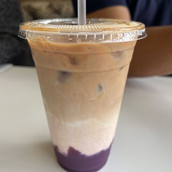Aloha Stacks - Sadly, I don't remember the name of this drink because it was a special, but it does have ube in it! - Pancakes Near Me - Cerritos, California Aloha Stacks - Sadly, I don't remember the name of this drink because it was a special, but it does have ube in it! - Pancakes Near Me - Cerritos, California