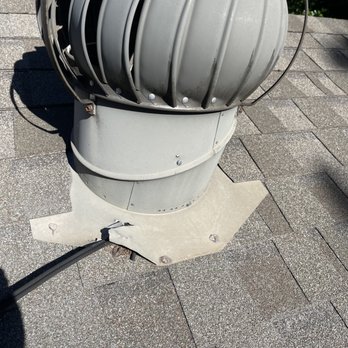 DIRECTV - Cable coming out of the turbine on the roof - Television Service Providers Near Me