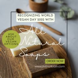 Distinct Bath and Body - Vegan products.