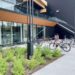 Leading Edge Physiotherapy - Lots of space for bikes between entrances