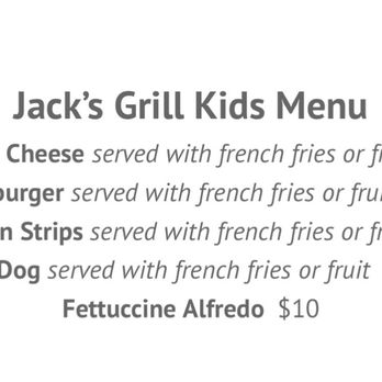 Jack's Bar & Grill - Kids menu sept 20, 2023 - Cocktail Bars Near Me - Paso Robles, California Jack's Bar & Grill - Kids menu sept 20, 2023 - Cocktail Bars Near Me - Paso Robles, California