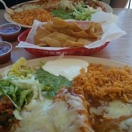 Chicken Enchilada Plate