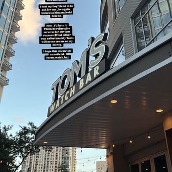 TOM’S WATCH BAR - Updated October 2025 - 155 Reviews & 232 Photos