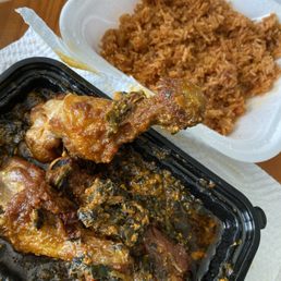 1. Spinach and Egusi Stew