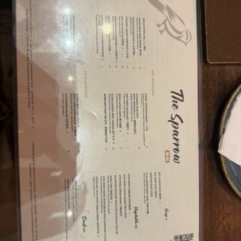 The Sparrow - Menu - Chinese Near Me - Atlanta, Georgia