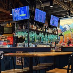 Woodstock's Pizza Davis - The bar area.
