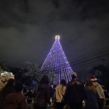 Austin Trail of Lights - Giant Christmas Tree at the end of the trail. You can go underneath it too. Make sure to look up. - Festivals Near Me - Austin, Texas Austin Trail of Lights - Giant Christmas Tree at the end of the trail. You can go underneath it too. Make sure to look up. - Festivals Near Me - Austin, Texas