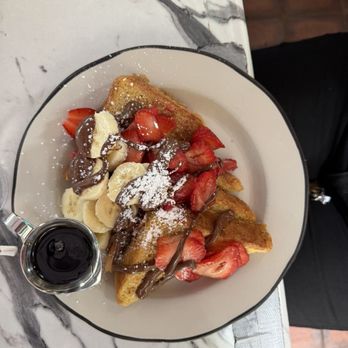 The Filling Station Cafe - Nutella French Toast - Breakfast & Brunch Near Me - Orange, California
