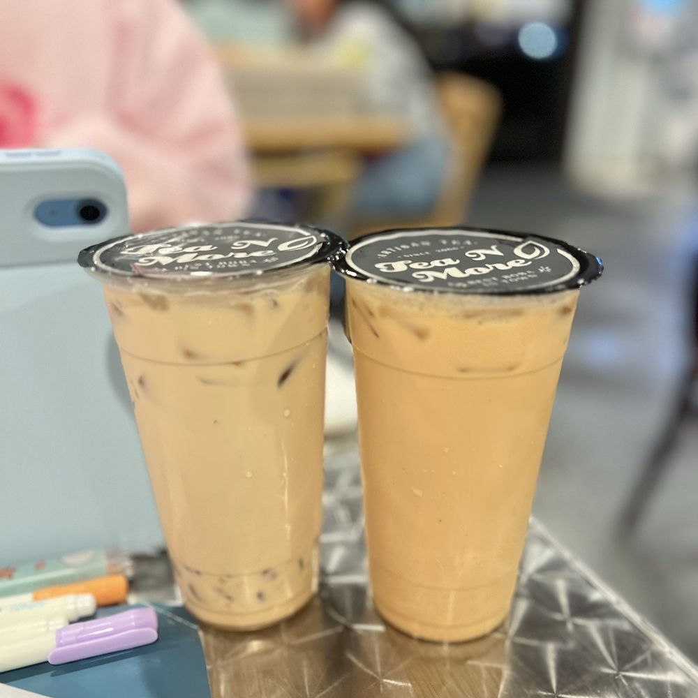 Tea N More - Taiwanese Milk Tea (left), Hong Kong Milk Tea (right) - Coffee & Tea Near Me - San Diego, California Tea N More - Taiwanese Milk Tea (left), Hong Kong Milk Tea (right) - Coffee & Tea Near Me - San Diego, California
