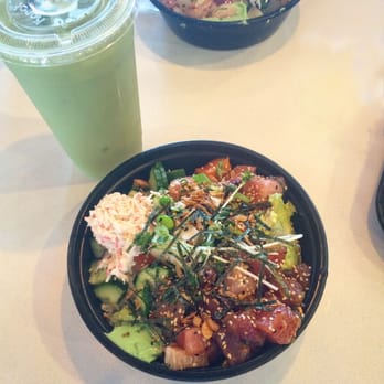 Ahipoki - Large rice bowl with salmon, yellowtail & tuna - Seafood Near Me - Scottsdale, Arizona