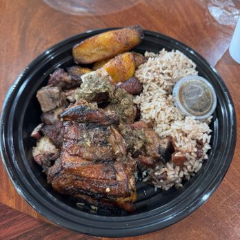 Back A Yard Caribbean Grill - Jerk Chicken & Pork Combo - Caribbean Near Me - Campbell, California Back A Yard Caribbean Grill - Jerk Chicken & Pork Combo - Caribbean Near Me - Campbell, California