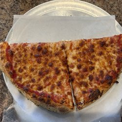 Two slices of pizza