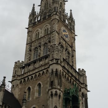 Marienplatz - Neues Rathaus under the cloudy weather. - Public Plazas Near Me - Munich, BY