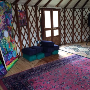 Yoga with Sybil - Yoga in the yurt at the Sanctuary in East Haddam, a sacred space for a special practice. - Yoga Near Me - Middletown, Connecticut Yoga with Sybil - Yoga in the yurt at the Sanctuary in East Haddam, a sacred space for a special practice. - Yoga Near Me - Middletown, Connecticut