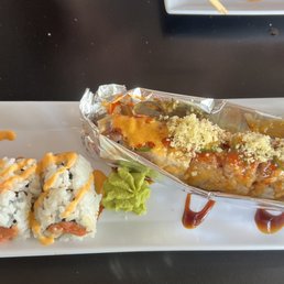 Spicy Tuna Roll and Tour Bus Roll Spicy Tuna Roll and Tour Bus Roll