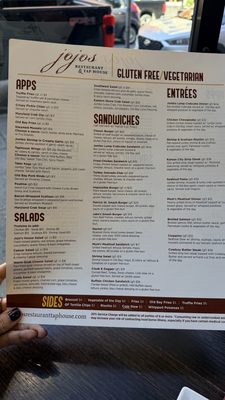 Menu photo 6 JoJo's Restaurant & Tap House Frederick, MD Menu photo 6 JoJo's Restaurant & Tap House Frederick, MD