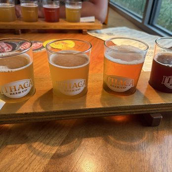 Ithaca Beer Company - Flight - Burgers Near Me - Ithaca, New York Ithaca Beer Company - Flight - Burgers Near Me - Ithaca, New York