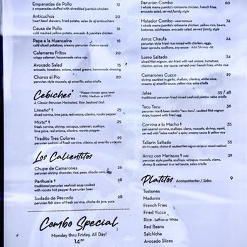 Pio Pio 11 - Menu 5/2025 - Peruvian Near Me - Queens, New York Pio Pio 11 - Menu 5/2025 - Peruvian Near Me - Queens, New York