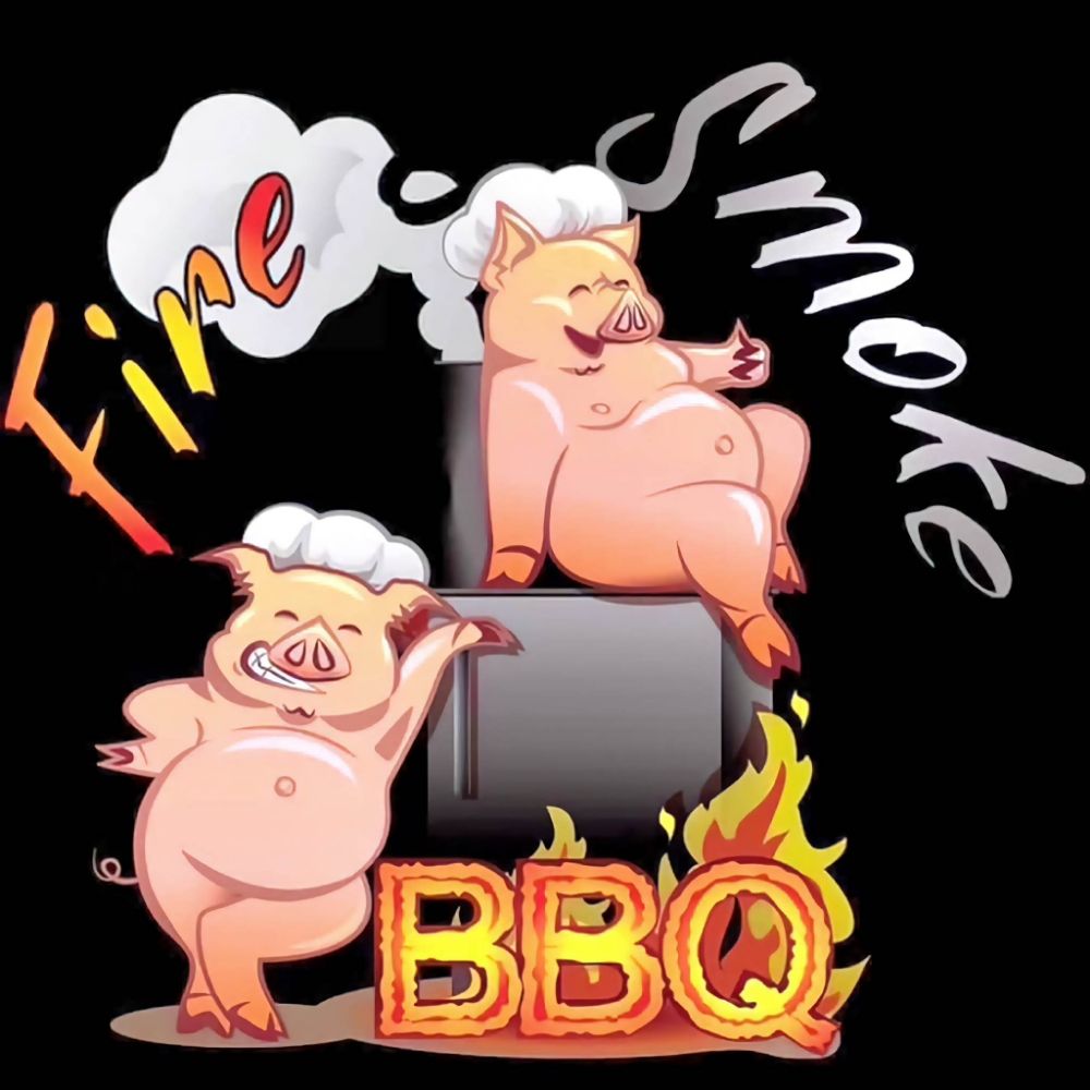 Dave's Fire & Smoke BBQ Logo