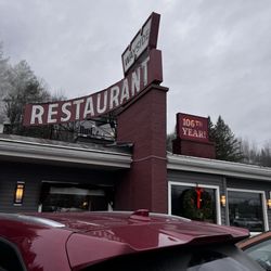 Wayside Restaurant & Bakery - The outside of the Wayside Restaurant after with the 106 sign!