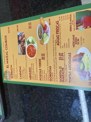 Menu photo 8 El Maizal San Antonio, TX