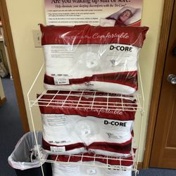 Family Chiropractic & Massage of Charleston - Having trouble sleeping? We sell D-Core cervical pillows to help you sleep on your back, or sides.