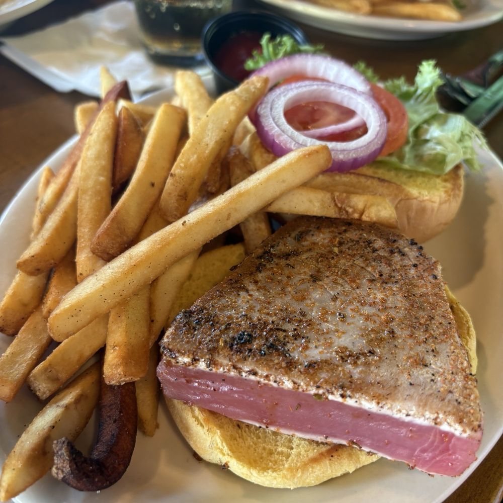 J Peters Grill & Bar - Ahi tuna sandwich - New American Near Me - Chapin, South Carolina J Peters Grill & Bar - Ahi tuna sandwich - New American Near Me - Chapin, South Carolina