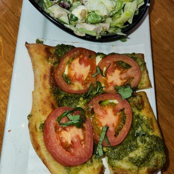 Crushed Red - Two for You - Farmers Market salad and Margerita flatbread. - New American Near Me - Kirkwood, Missouri