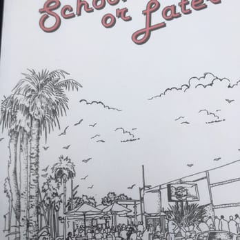 Schooner or Later - Schooner or Later menu cover - Sandwiches Near Me - Long Beach, California