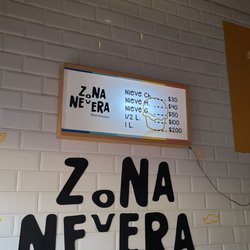 Nieves 100% Artesenales - Price list