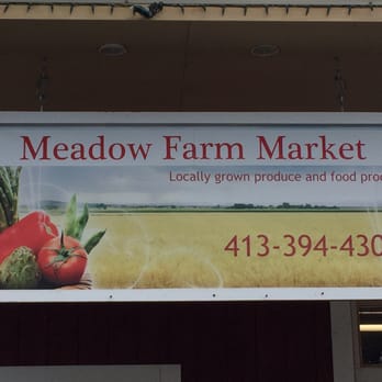 Meadow Farm Equipment - a sign for meadow farm market - Farmers Market Near Me - Lee, Massachusetts