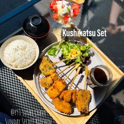 Y93 Sushi Crave Japanese Cafe - KushiKatsu Set
