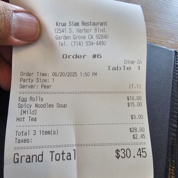 Krua Siam - Thai Near Me - Garden Grove, California Krua Siam - Thai Near Me - Garden Grove, California