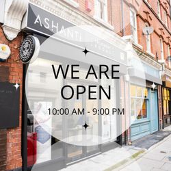 Ashanti Treatment Rooms - We are open as usual! Come in & see us.