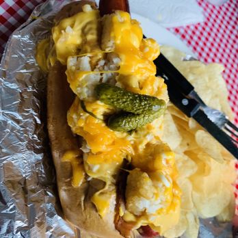 Mr Hot Dogs - Tater tot dog - Hot Dogs Near Me - Butte, Montana Mr Hot Dogs - Tater tot dog - Hot Dogs Near Me - Butte, Montana
