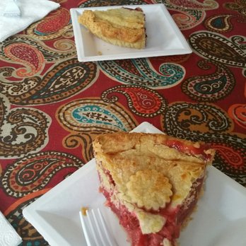 Pie Heaven Bakery Cafe - Hubs had the triple berry, the strawberry rhubarb is the one in front - Bakeries Near Me - Atlantic Beach, Florida Pie Heaven Bakery Cafe - Hubs had the triple berry, the strawberry rhubarb is the one in front - Bakeries Near Me - Atlantic Beach, Florida