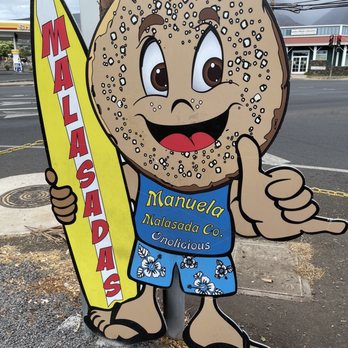 Manuela Malasada - Street sign - Donuts Near Me - Kahului , Hawaii