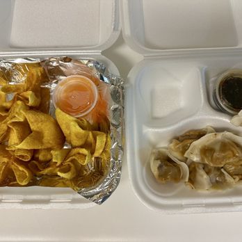 C&T Wok - A2. Crab Rangoon and A4. Steamed Dumpling (takeout/delivery, Oct 2024). - Thai Near Me - Morrisville, North Carolina C&T Wok - A2. Crab Rangoon and A4. Steamed Dumpling (takeout/delivery, Oct 2024). - Thai Near Me - Morrisville, North Carolina