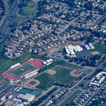 Benicia High School - as seen from our chopper - Middle Schools & High Schools Near Me - Benicia, California