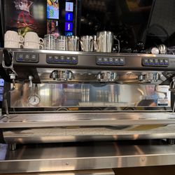 The Busted Biscuit - Our espresso machine means business--pulling bold, smooth shots to start your morning off right.