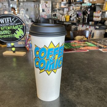 Coffee N’ Comics - This vessel held terrific coffee. Sept. 2024 - Coffee & Tea Near Me - Reno, Nevada Coffee N’ Comics - This vessel held terrific coffee. Sept. 2024 - Coffee & Tea Near Me - Reno, Nevada