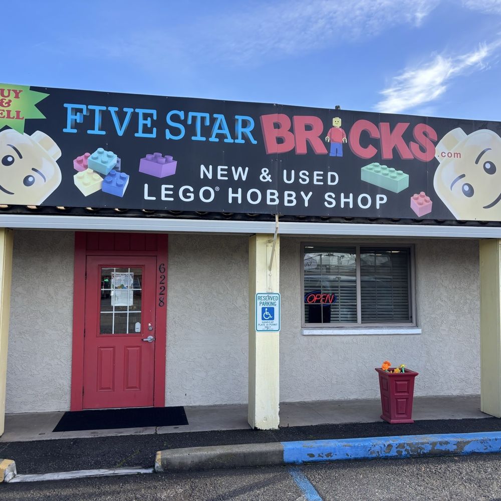 Five Star Bricks - Parking lot view - Hobby Shops Near Me - Orangevale, California Five Star Bricks - Parking lot view - Hobby Shops Near Me - Orangevale, California