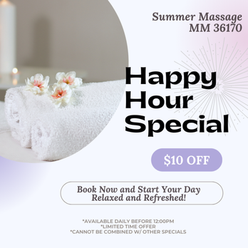 Summer Massage - Massage Near Me - Pinellas Park, Florida Summer Massage - Massage Near Me - Pinellas Park, Florida