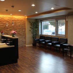 Reception area.