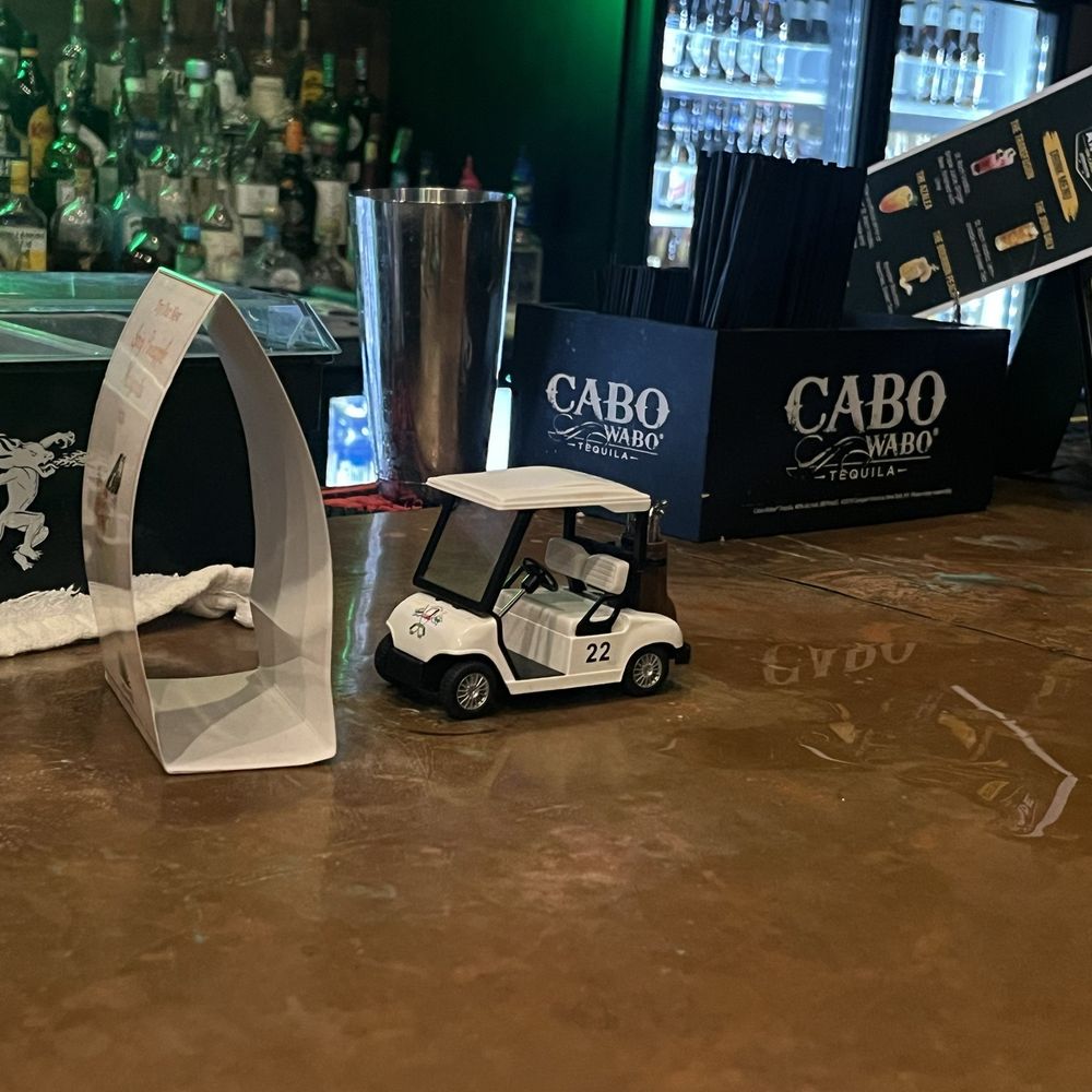 The Arcade on Carey - Cute mini cart on the bar - Golf Near Me - Slidell, Louisiana The Arcade on Carey - Cute mini cart on the bar - Golf Near Me - Slidell, Louisiana