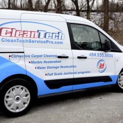 CleanTech of Philadelphia - Trucks fully equipped to handle any commercial cleaning project.